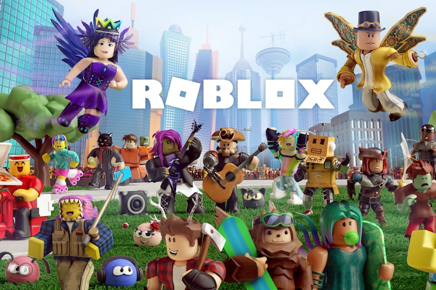 Roblox characters in a classroom