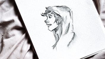 image of a sketchpad with a person drawn on it image of a sketchpad with a person drawn on it