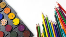 watercolors and colored pencils watercolors and colored pencils