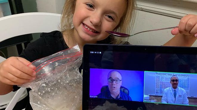 Girl making ice cream in a Phil Cook StarCourse