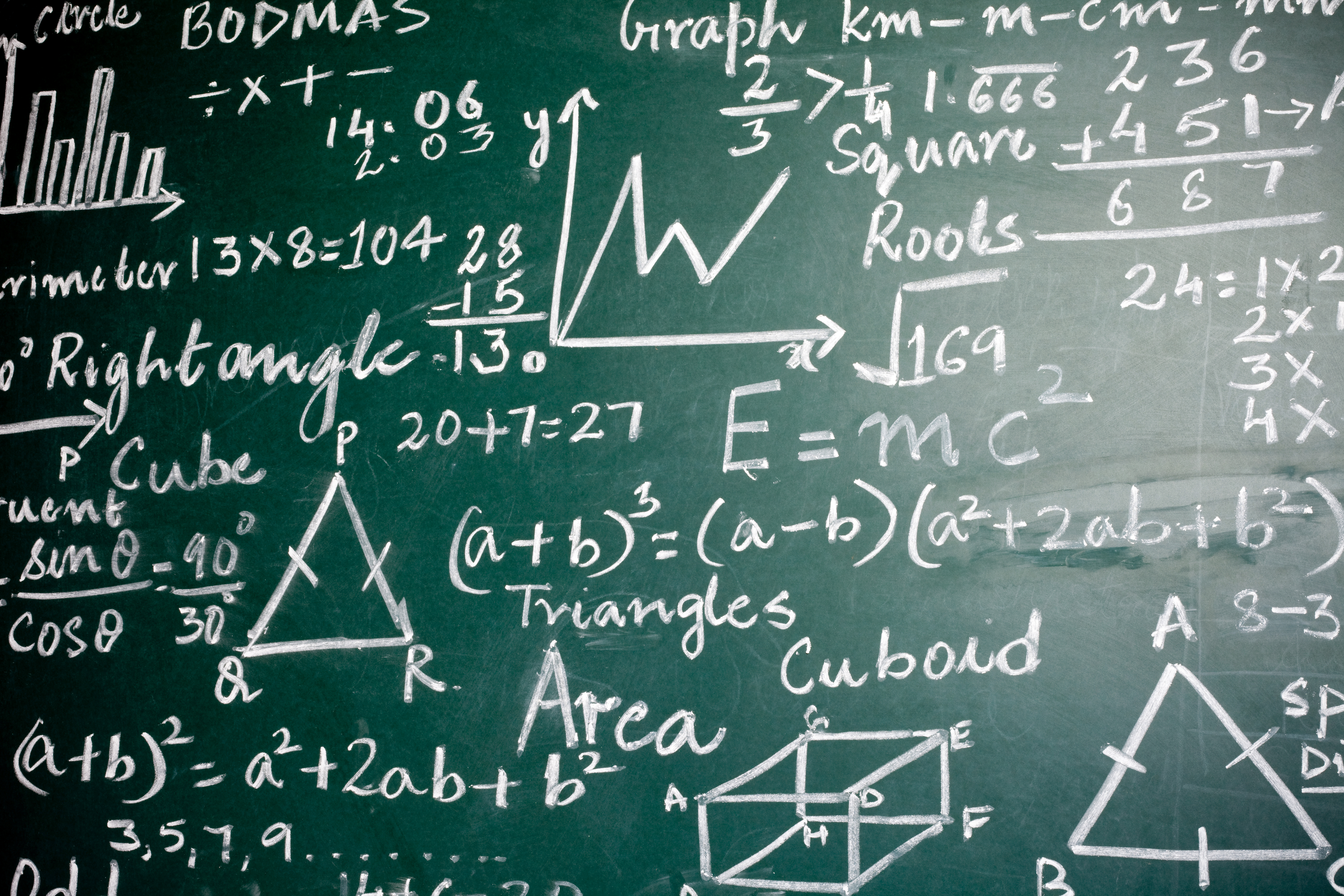 You don't get a formula sheet on the GRE, so it's important to know key formulas by heart