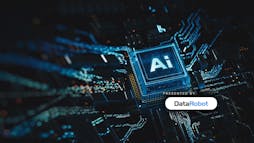 a keyboard key with "Ai" on it with the data robot logo a keyboard key with "Ai" on it with the data robot logo