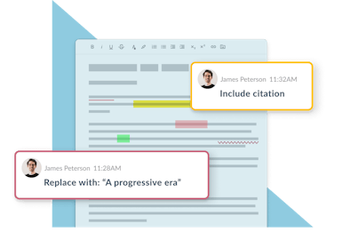 Bubbles that show a tutor editing an essay Bubbles that show a tutor editing an essay