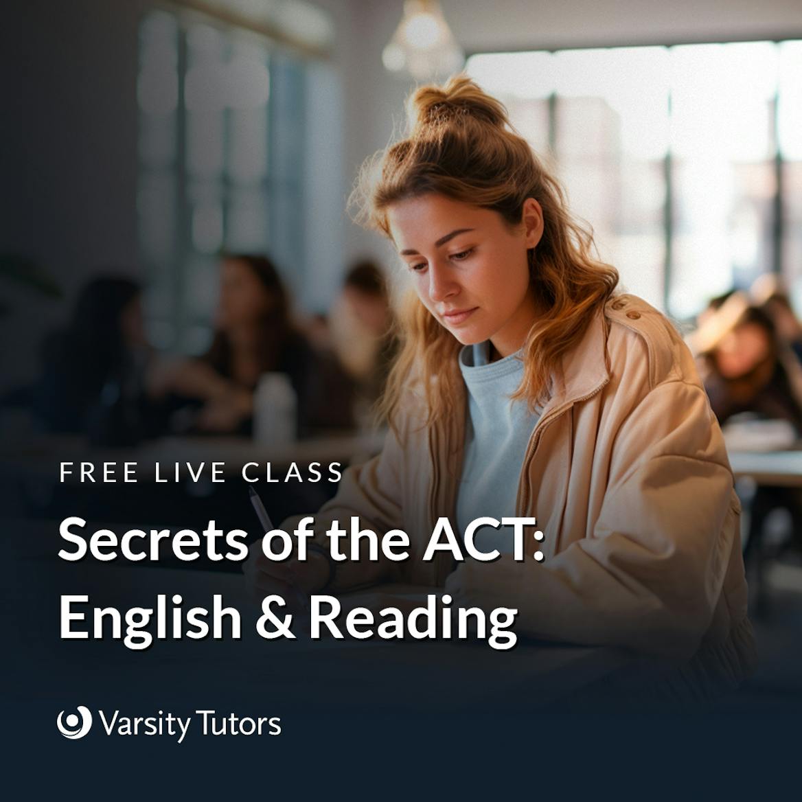 High School aged student studying for the ACT