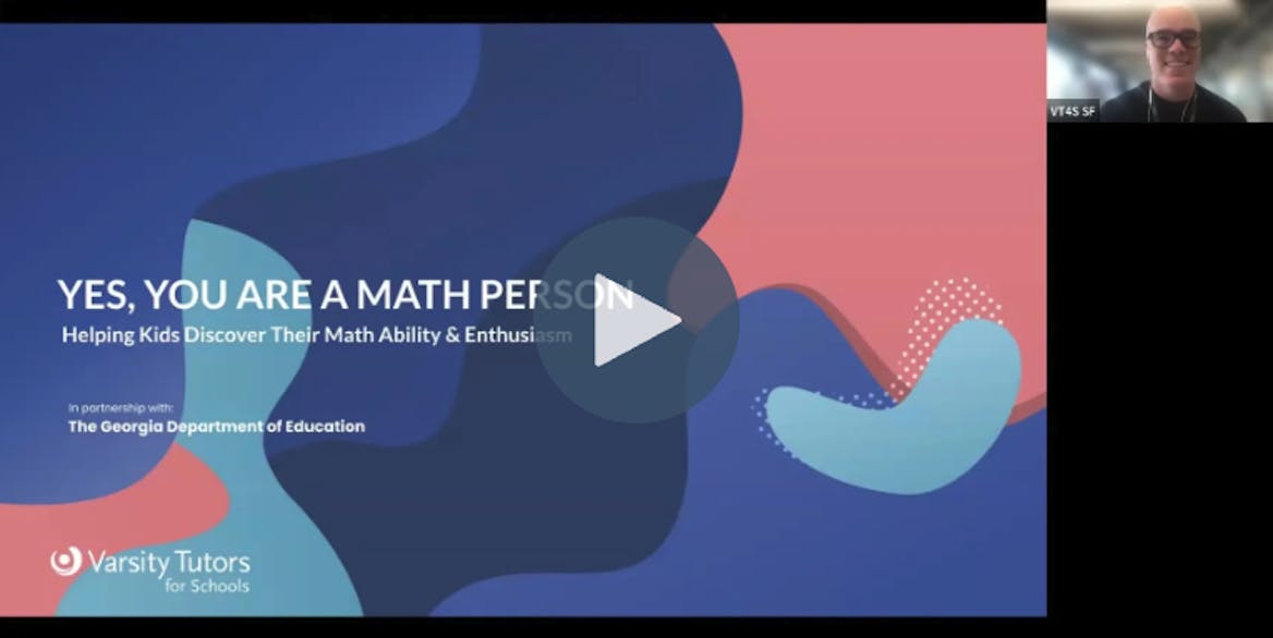 Helping Students Realize: Yes, You Are A Math Person Helping Students Realize: Yes, You Are A Math Person