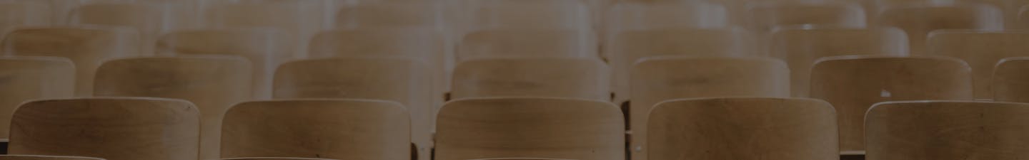 Chairs in an auditorium