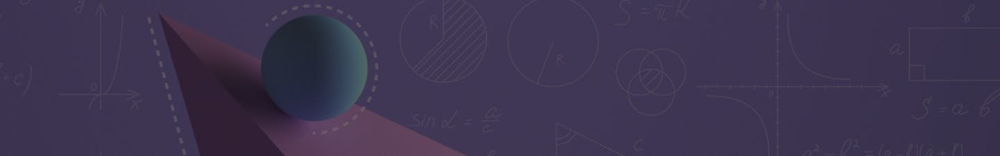 Geometric shapes on a background Geometric shapes on a background