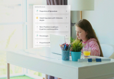 Girl working on lapotp